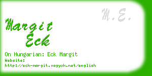 margit eck business card